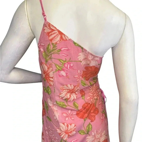 Hansen & Gretel Mood Ring Asymmetric Floral Print Dresss Size XL.  #92 - Picture 10 of 15